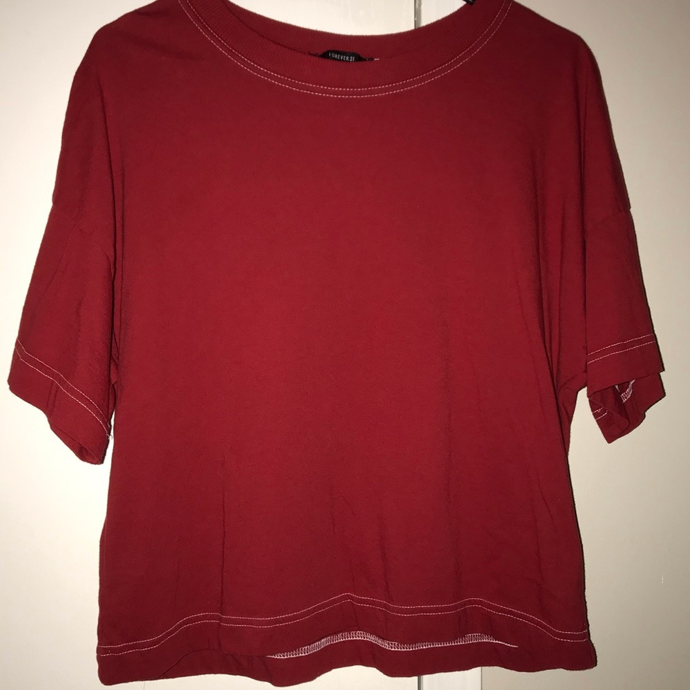 Forever 21 Cropped T Shirt